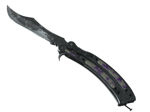 ★ StatTrak™ Butterfly Knife | Ultraviolet